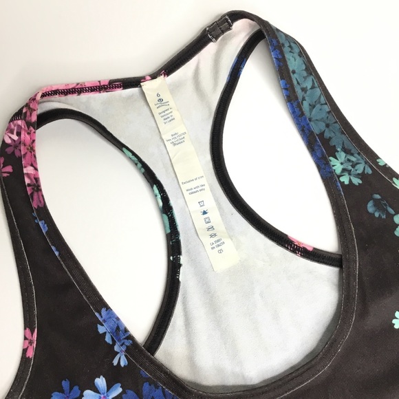 {Lululemon} Cool Racerback Tank Pop Petal Size 6 - Picture 10 of 11